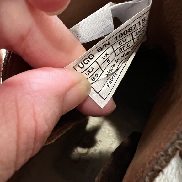 Ugg Myrna Chestnut Wedges Boots - size 6.5 - Picture 6 of 10